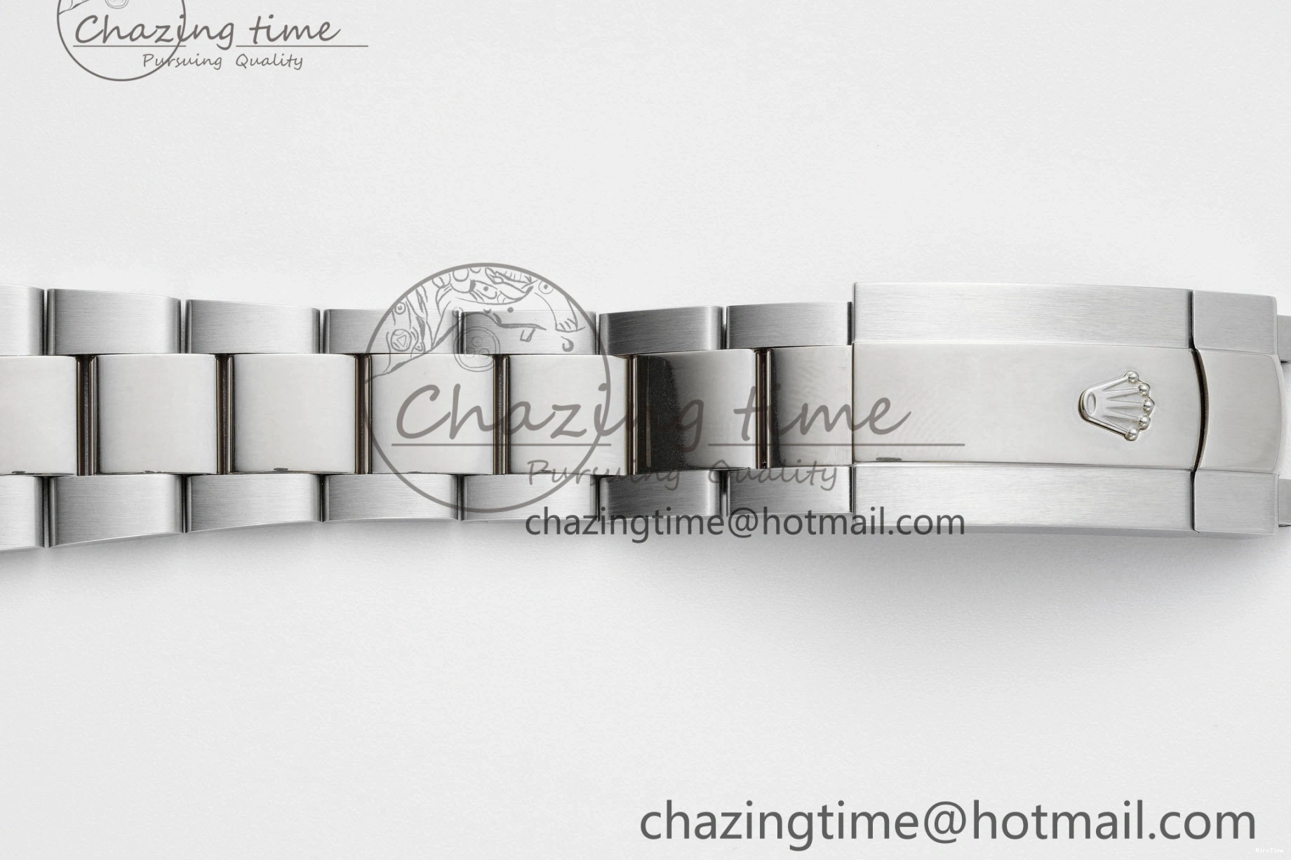 MiroTime 0423 Modern DateJust 41 SS Polished Bezel KING 1:1 Best Edition 904L Steel Blue Roman Dial on Oyster Bracelet VR 2212